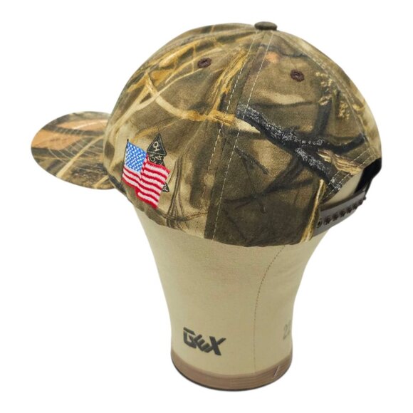 Realtree Advantage MAX 4 HD Camo Snapback Cap Trucker Hunting Hat Okonite Cables - Picture 13 of 15